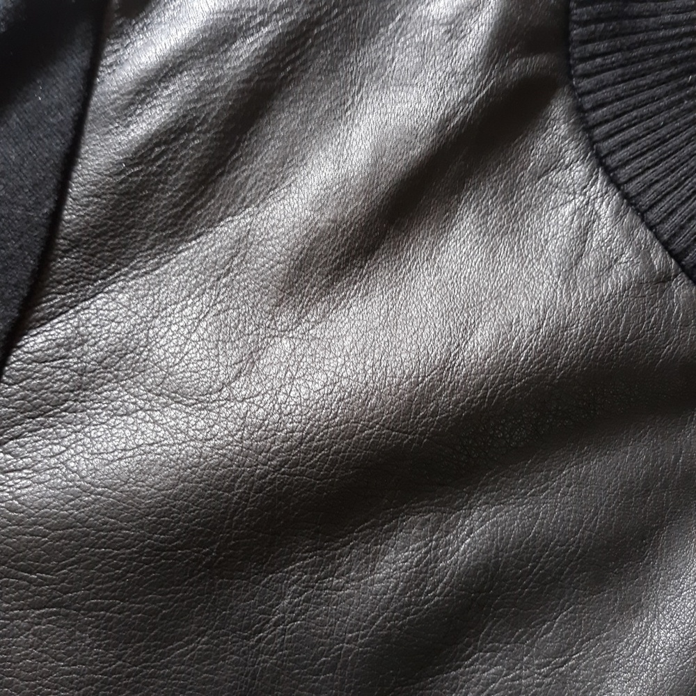 SALE HP! DIESEL BLACK GOLD Leather Panelled Jacket - Picture 6 of 8